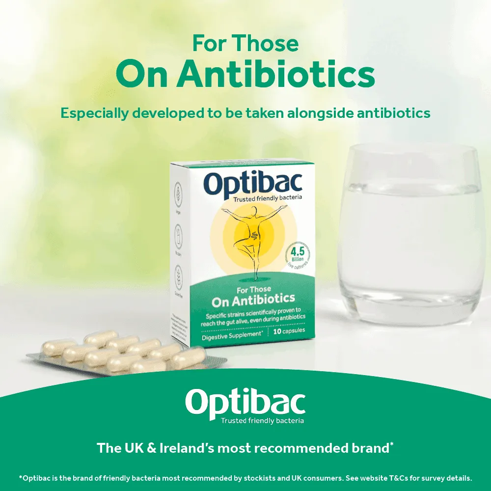 OptiBac For Those On Antibiotics 10 Capsules