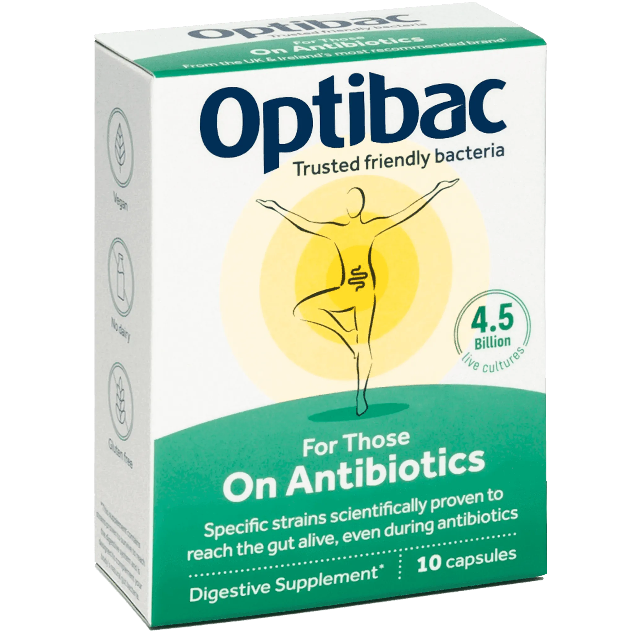 OptiBac For Those On Antibiotics 10 Capsules