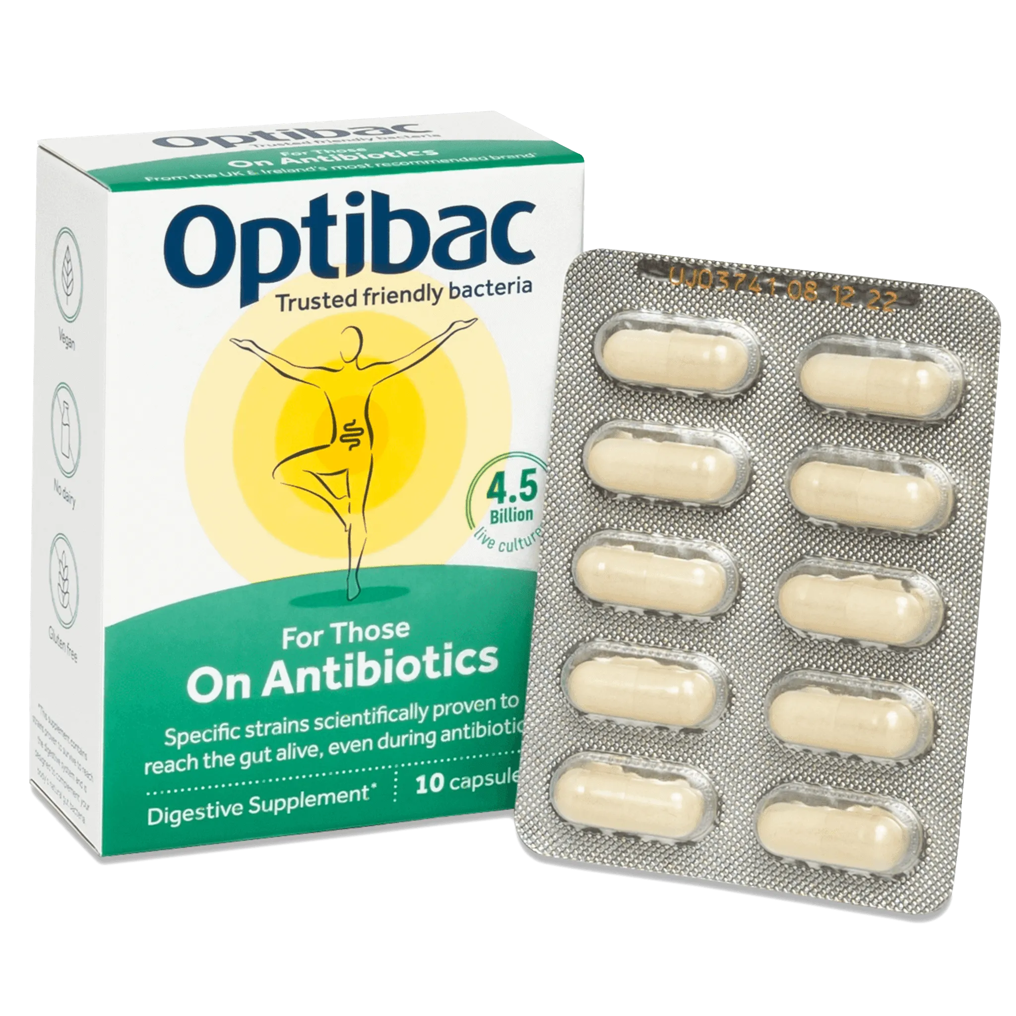 OptiBac For Those On Antibiotics 10 Capsules