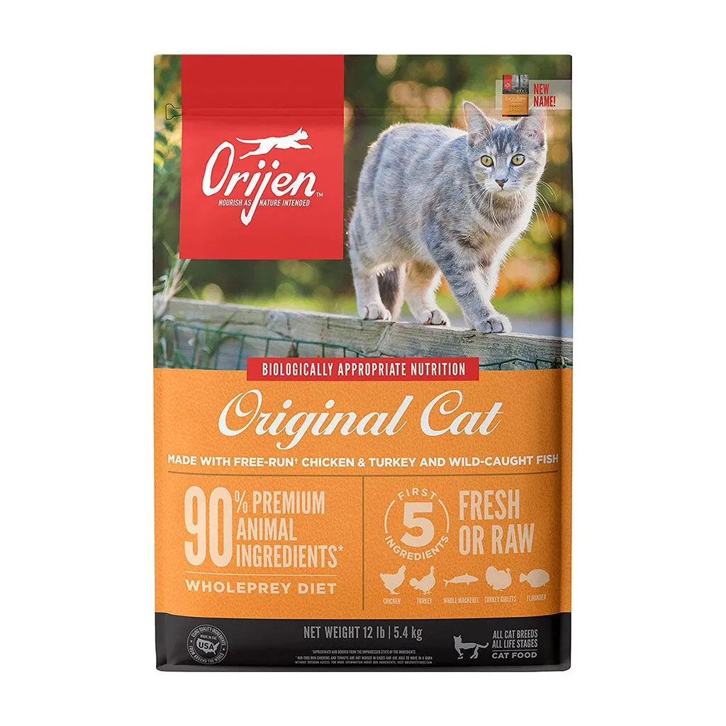 Orijen Animal Original Dry Cat Food 4lb