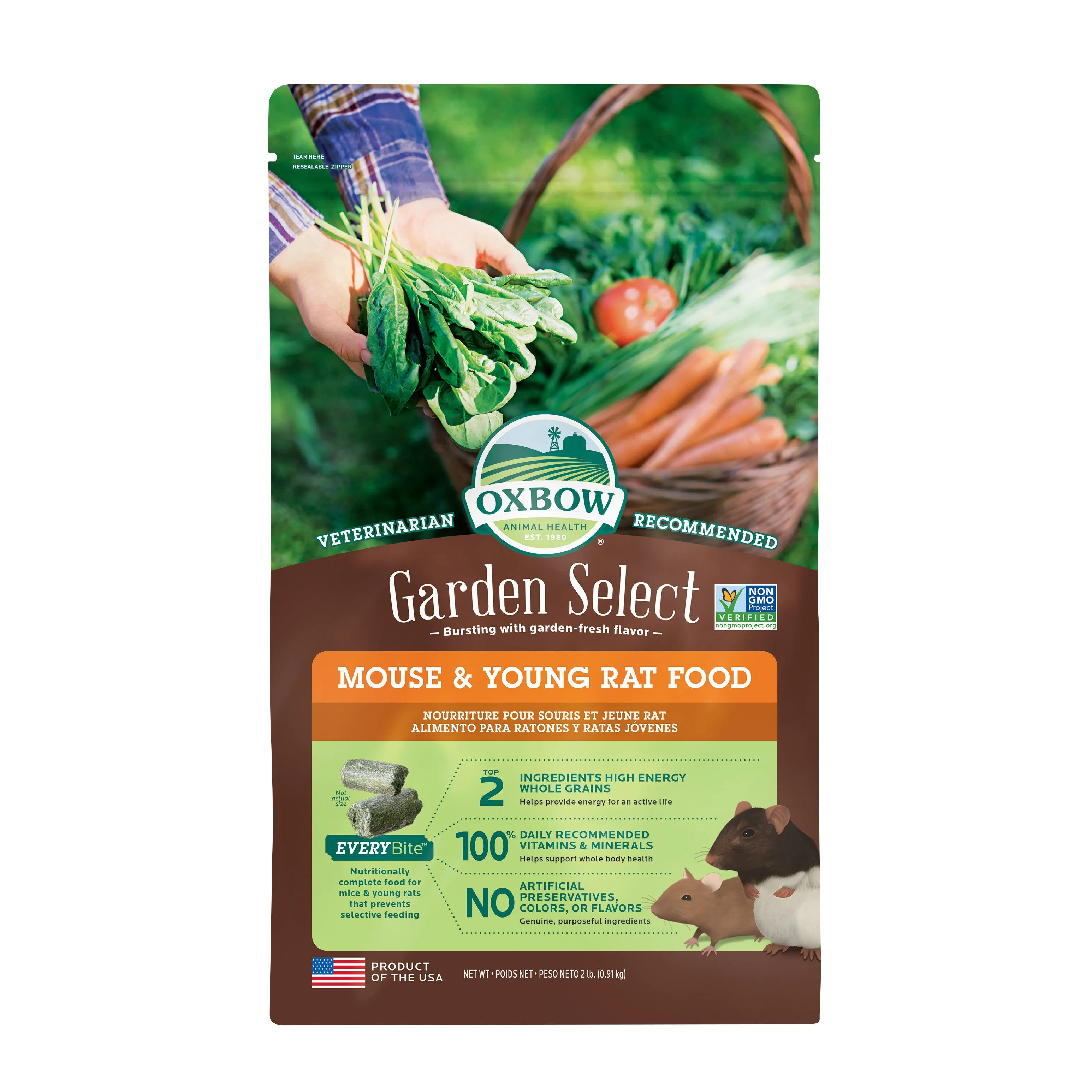 OXBOW Garden Select Mouse & Young Rat Food