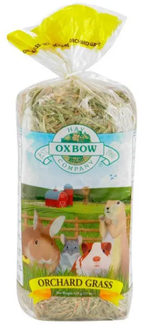 Oxbow Orchard Grass Hay; available in 2 sizes.