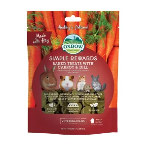 Oxbow Simple Rewards Carrot & Dill Treats 85g