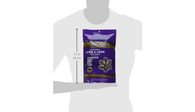 Pack of 3: Real Meat Lamb Liver Jerky Dog Treats (12 oz. Each - 36 oz Total) - Ships Next Day!