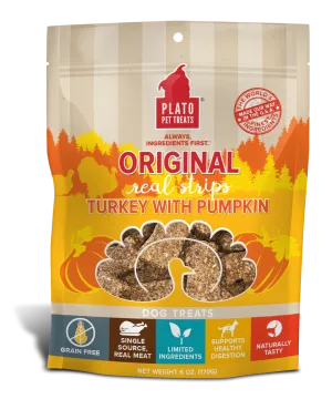 Plato Original Real Strips Turkey with Pumpkin