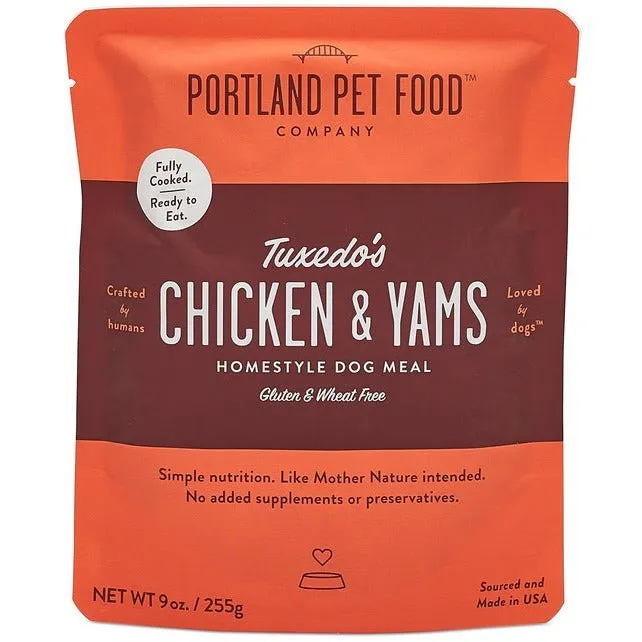 Portland Pet Food - Gluten & Grain Free Tuxedo’s Chicken & Yams Meal