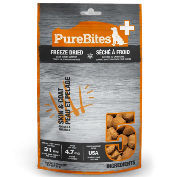 PureBites  Skin & Coat Freeze Dried Dog Treats