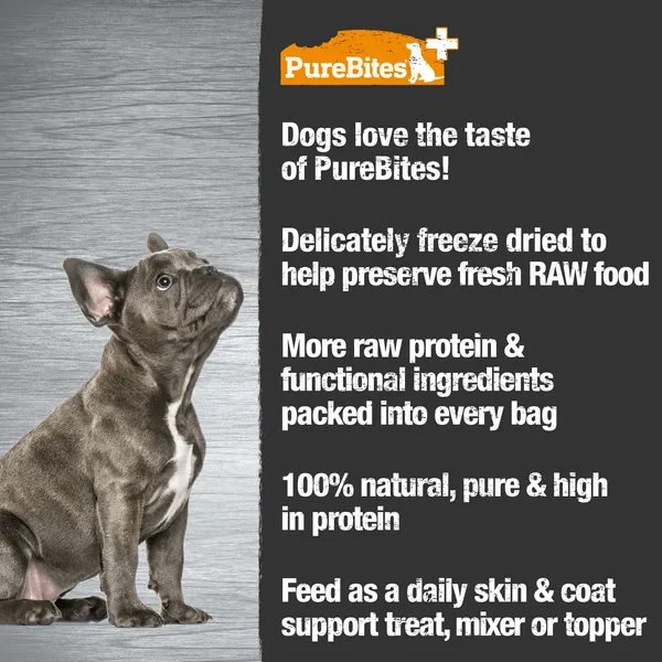 PureBites  Skin & Coat Freeze Dried Dog Treats