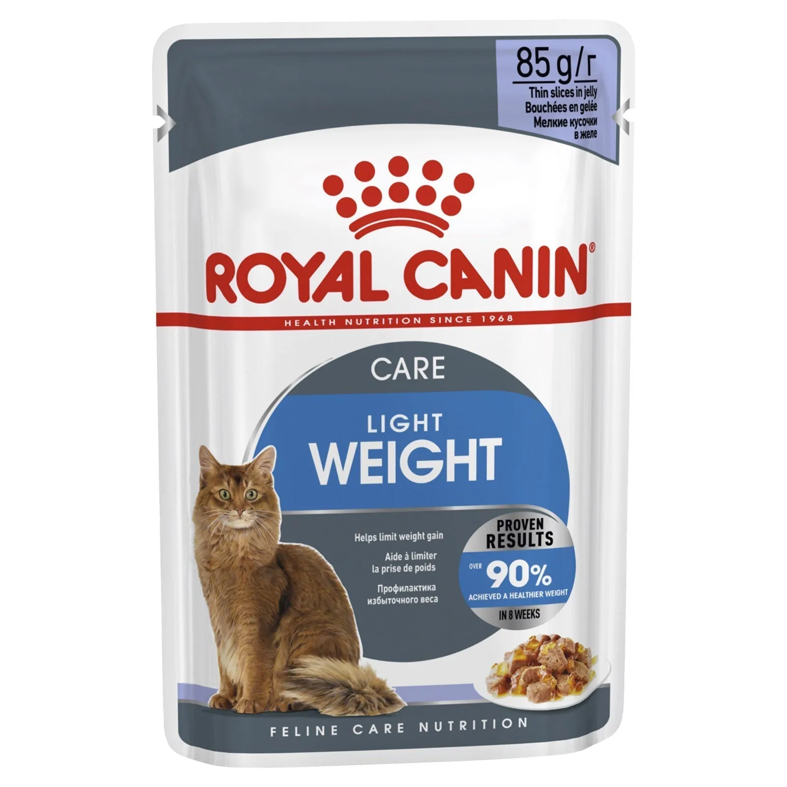 Royal Canin Cat Light Weight Care with Jelly Adult Wet Food Pouches 85g x 12^^^