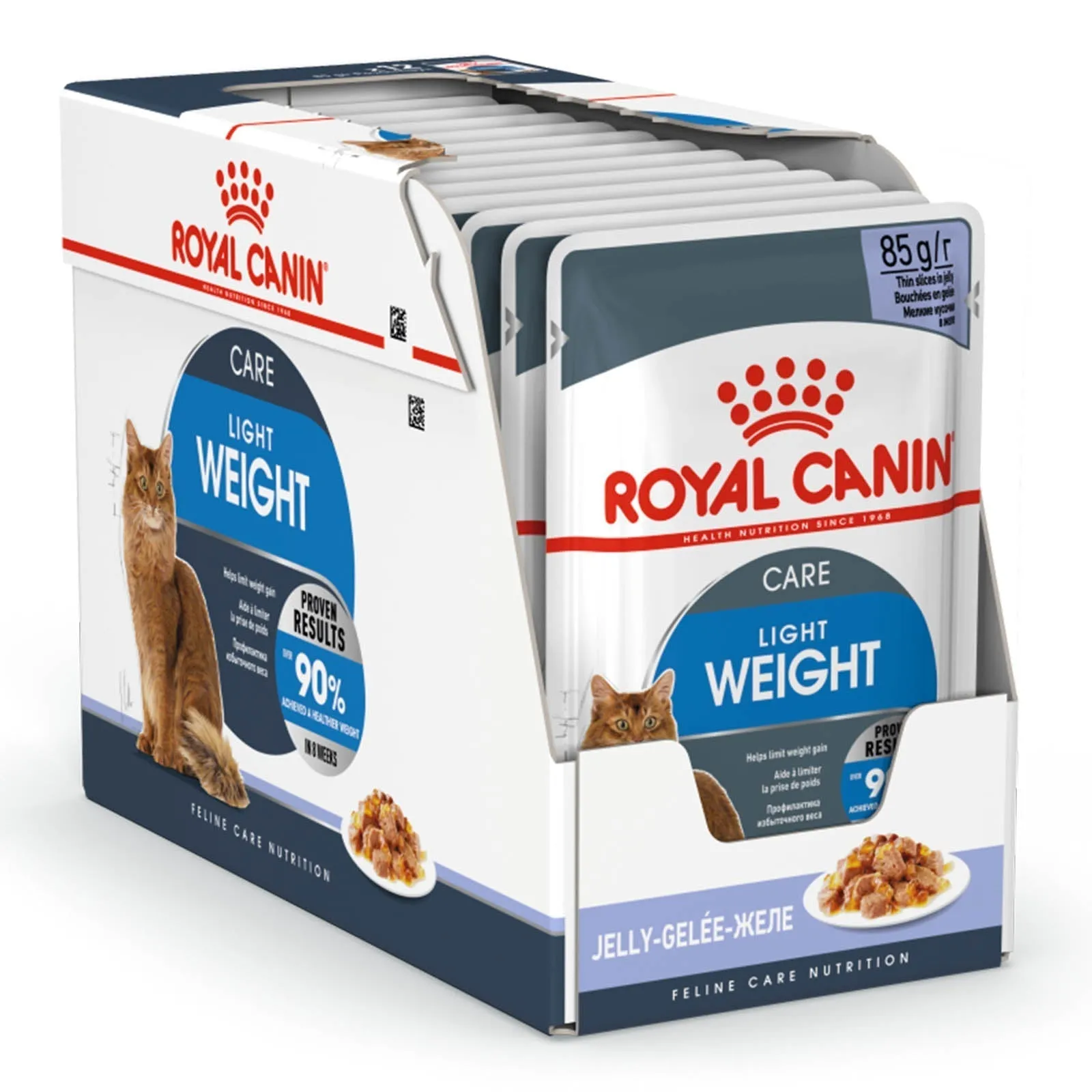 Royal Canin Cat Light Weight Care with Jelly Adult Wet Food Pouches 85g x 12^^^