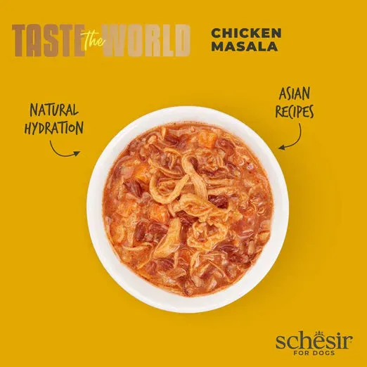 Schesir Taste The World Wet Dog Food (Chicken Masala Adult)