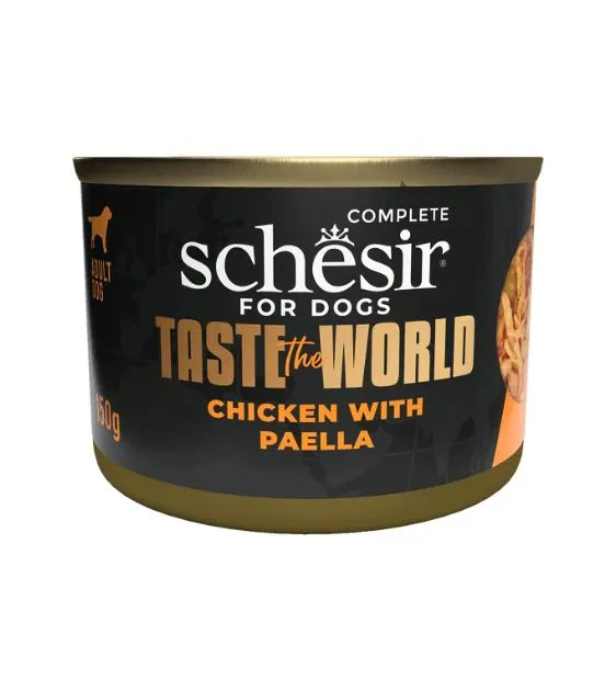 Schesir Taste The World Wet Dog Food (Chicken With Paella)