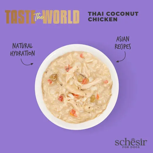 Schesir Taste The World Wet Dog Food (Thai Coconut Chicken)