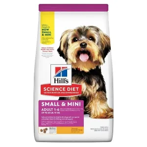 Science Diet Adult Small & Mini Chicken & Brown Rice Recipe Dry Dog Food, 4.5lb