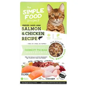 Simple Food Project Salmon & Chicken Freeze-Dried Raw Cat Food