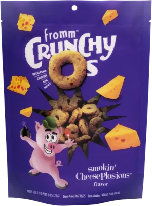 Smokin' Cheeseplosions Crunchy Os Dog Treats from Fromm