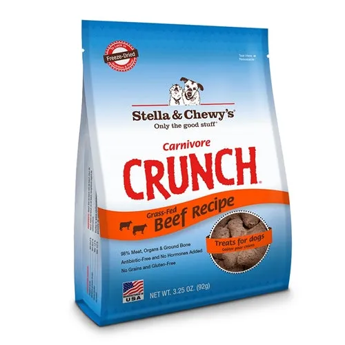 Stella & Chewy's Carnivore Crunch Beef Recipe Dog Treats