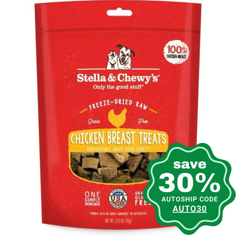 Stella & Chewy's - Freeze Dried Raw Organ Treats For Dogs - Chicken Breast - 2.75OZ