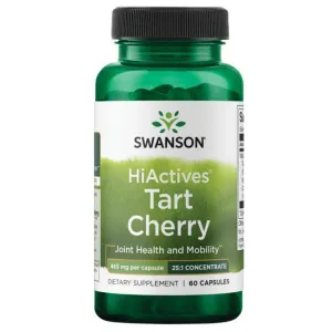 Swanson HiActives Tart Cherry 465mg 60 Capsules