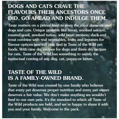 Taste of the Wild Southwest Canyon Canine Canned Wet Dog Food in Gravy 12 x 390g