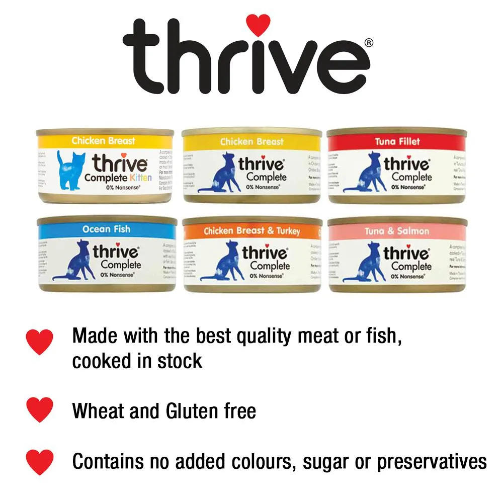 Thrive Tuna Fillet Wet Cat Food 75g