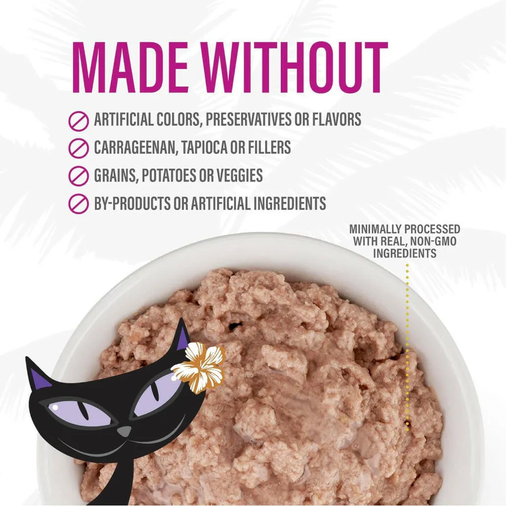 Tiki Cat After Dark Chicken & Quail Pate Grain-Free Wet Food for Cats (3 oz x 12 cans)