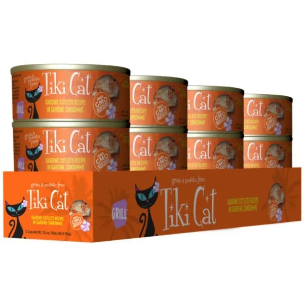 Tiki Cat Grill Sardine Cutlets Recipe Canned Cat Food