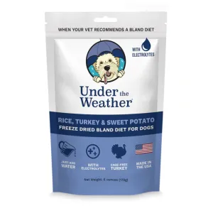 Under the Weather Freeze Dried Diet for Dogs - Rice, Turkey & Sweet Potato 6oz