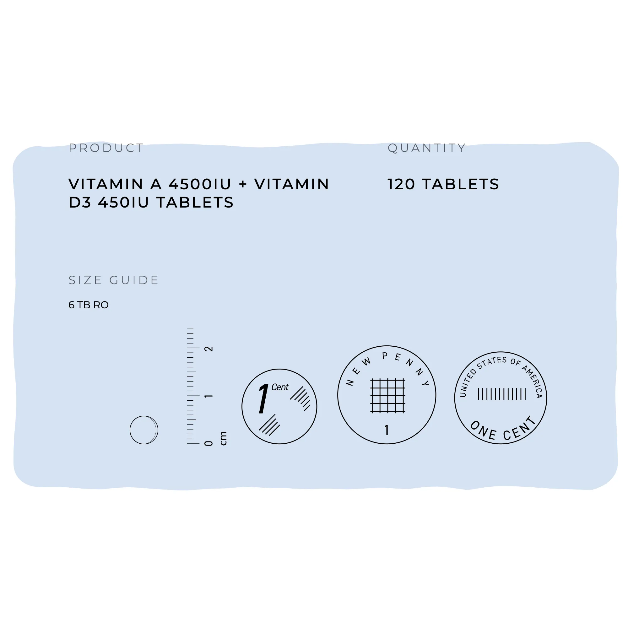 Vitamin A 4500iu & Vitamin D3 450iu - 120 Tablets