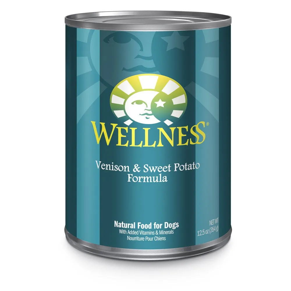 Wellness Complete Health Venison & Sweet Potato Canned Dog Food 354g