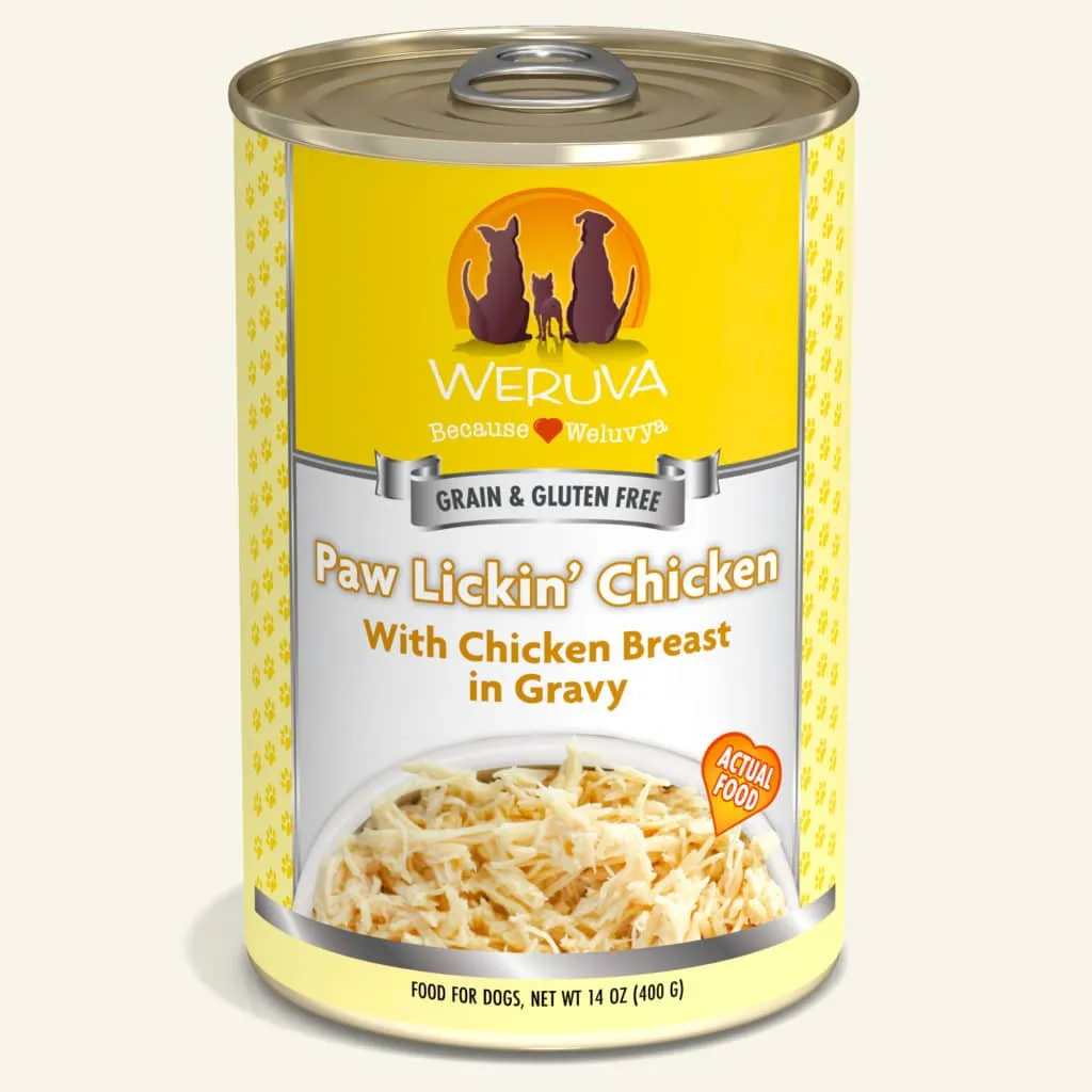 Weruva Grain Free Canned Dog Food - Paw Lickin' Chicken