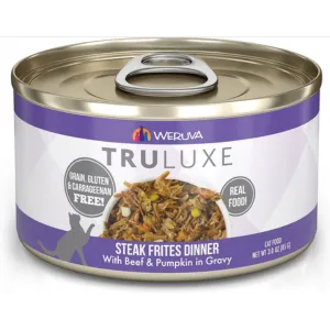 Weruva Truluxe Steak Frites with Beef and Pumpkin in Gravy Canned Cat Food