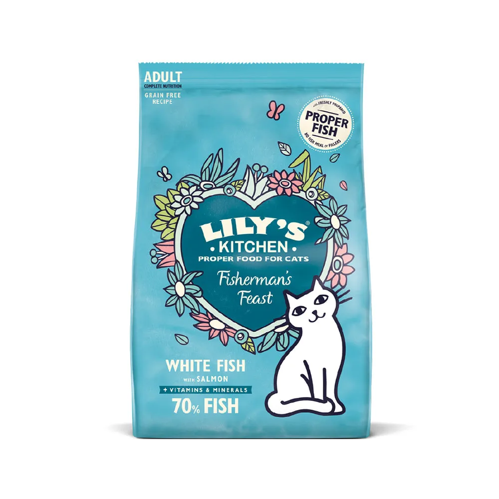 White Fish & Salmon Cat Dry Food