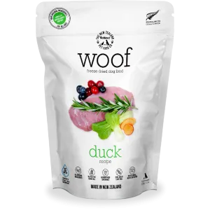 Woof Freeze-Dried Raw Duck Dog Food 280g