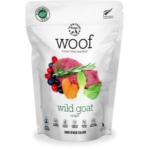 Woof Freeze-Dried Raw Wild Goat Dog Food 280g